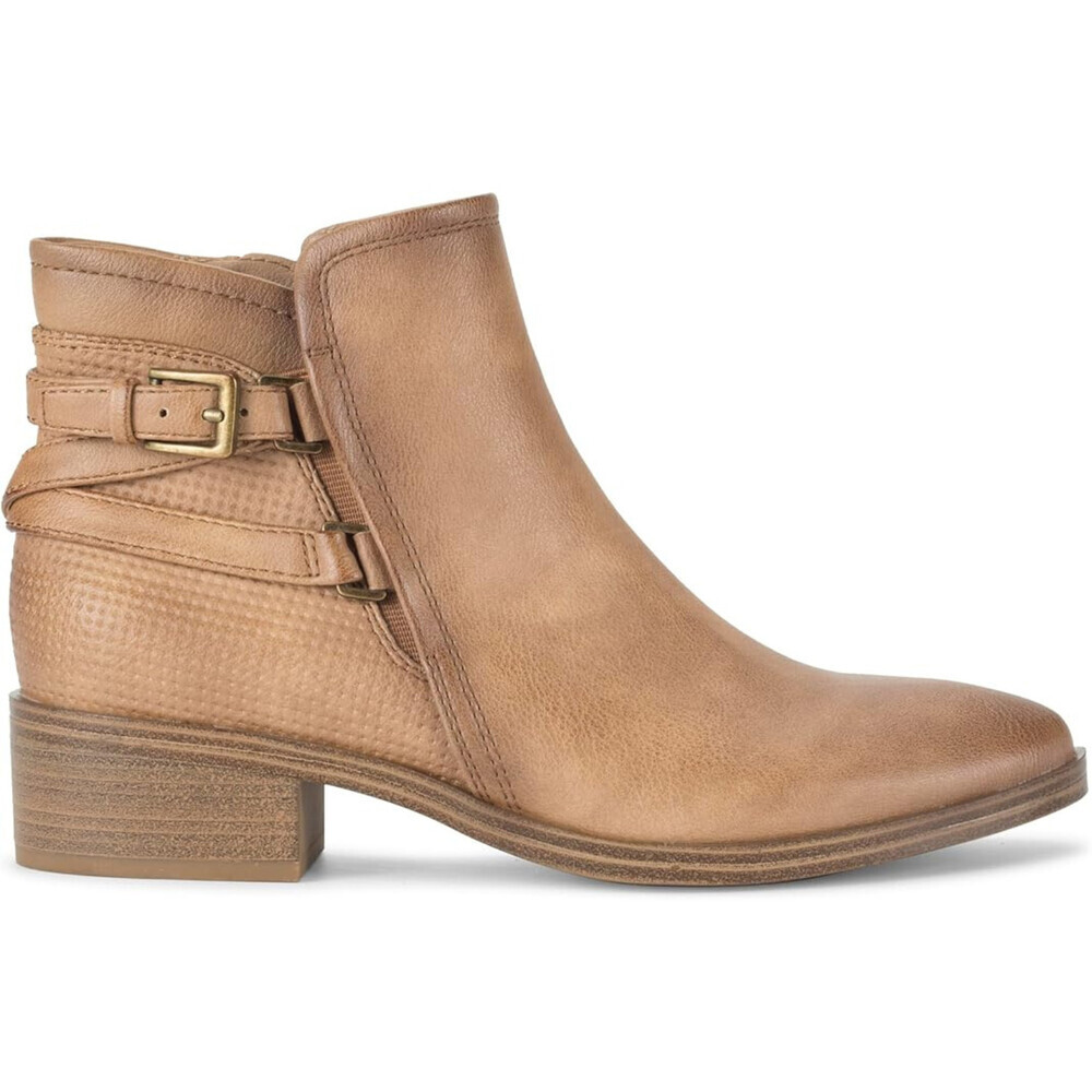 Baretraps Mackenzie Boots Womens 6 Salted Caramel Round Toe Ankle Bootie LION194